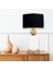 Lotus Gold White Cam Abajur 2