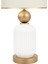 Lotus Gold White Cam Abajur 3