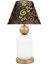 Lotus Gold - White Koni Cam Abajur 1