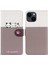 iPhone 14 Plus Sevimli Hayvan Desenli Kart Yuvalı Cüzdan Kılıfı (Yurt Dışından) 5