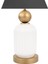 Lotus Gold - White Koni Cam Abajur 3