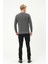 Erkek Uzun Kollu Bisiklet-Sıfır Regular Fit Selanik Gri Sweatshirt 4