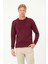 Erkek Uzun Kollu Bisiklet-Sıfır Regular Fit Selanik Bordo Sweatshirt 1