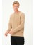 Erkek Uzun Kollu Bisiklet-Sıfır Regular Fit Selanik Bej Sweatshirt 2