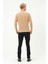 Erkek Uzun Kollu Bisiklet-Sıfır Regular Fit Selanik Bej Sweatshirt 4