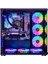 Cold Power Atx 7 * Argb Sessiz Fan Temper Cam Gaming Rgb Kontrolcüsü ve Uzaktan Kumanda Kasa 4