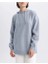Kapüşonlu Basic Kanguru Cepli Oversize Sweatshirt- 300 1