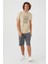 Surfing Spirit Koyu Bej Erkek Bermuda Pijama Takım 4