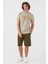 Guide Your Soul Açık Haki Erkek Bermuda Pijama Takım 1
