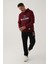 Koyu Kızıl Kahve Erkek Sweatshirt 5