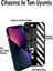 Oppo A52 ile Uyumlu Silikon Arkası Cam Kapak White Tasarımlı Cam Kılıf 3