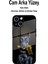Apple iPhone 6s ile Uyumlu Silikon Arkası Cam Kapak Doberman Tasarımlı Cam Kılıf 2