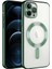iPhone 13 Pro Max Kılıf Magsafe Özellikli Metal Lazer Silikon Kapak 1