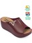 Capone 6145 Kadın Platform V Toka Terlik 5