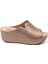 Capone 6145 Kadın Platform V Toka Terlik 3