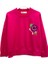 Fuşya Rengi Emoji Kız Çocuk Sweatshirt 2