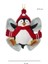 Eğlenceli Penguen Yılbaşı Süsü – 10,5cm 2