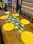 Tuğçe Demir Home Design Ekose Limon Desen Runner Supla Set 1