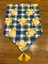 Tuğçe Demir Home Design Ekose Limon Desen Runner Supla Set 4