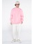 Friday Offset Monica Erkek Pembe Oversize Bisiklet Yaka Sweatshirt 10