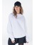 Friday Offset Monica Kadın Beyaz Oversize Bisiklet Yaka Sweatshirt 7