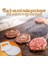 Beyaz Hamburger Makinesi Hamburger Presi Yuvarlak Şekil Yapışmaz Şef Köfte Hamburger Eti Sığır Izgara Burger Kalıp Basın Patty Maker Kalıp (Yurt Dışından) 5