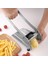 Patates Şerit Kesici Paslanmaz Çelik El Preslenmiş Patates Şerit Kesici Cips Makinesi Küp Salatalık ve Havuç Şeritleri Çok Fonksiyonlu Sebze Doğrayıcı (Yurt Dışından) 3