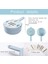 Mavi 12 Parçalı Set Mandoline Dilimleyici Kesici Kıyıcı Sebze Kesici Rende Yuvarlak Mutfak Çok Fonksiyonlu Parçalama Rende Meyve Soyucu Yıkama Sızıntı Havzası (Yurt Dışından) 5