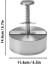 11.4 cm (4.5 Inç) Yuvarlak Hamburger Et Presi Ayarlanabilir Burger Patty Maker Yapışmaz Patty Yapma Kalıpları Izgara Kalbur Et Aracı Mutfak Aksesuarı (Yurt Dışından) 1
