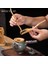 E Bambu Çay Tutucu Çin Tarzı Çay Töreni Altı Beyler Çay Seti Aksesuarları Çay Bardağı Klip Çay Kaşığı Özelleştirilmiş Teaware Araçları (Yurt Dışından) 4