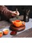 Color2 Seramik Çay Töreni Altı Beyler Kung Fu Çay Aksesuarları Siyah Sandal Ağacı Çay Seti Çay Yapma Aracı Çay Klip Çay Iğnesi ZH600 (Yurt Dışından) 3