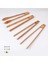 K 1 Adet 18-30 cm Küçük Bambu Yemek Maşası Barbekü Tost Makinesi Makarna Meyve Salatası Çay Klipleri Ev Mutfak Pişirme Aksesuarları (Yurt Dışından) 2