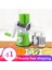 Kırmızı Yenı 3 In 1 Sebze Mandoline Dilimleyici Hızlı Döner Tambur Rende Somun Parçalayıcı Sebze Kesici Soyucu Spiralizer Peynir Kıyıcı (Yurt Dışından) 2