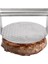 Gümüş Xl Et Baskı Makinesi 1 Takım Yüksek Kaliteli Yuvarlak Paslanmaz Çelik Hamburger Kalıbı Ergonomik Saplı Profesyonel Izgara Presi Ev Için (Yurt Dışından) 1