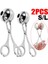 Büyük-4.8 cm 1 Pc Paslanmaz Çelik Köfte Klipleri Köfte Makinesi Aracı Yapışmaz Doldurulmuş Et Topları Balık Topu Pirinç Topu Yapma Kalıp Mutfak Aletleri (Yurt Dışından) 2