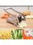 B-Red-3pcs 2 Bıçak Paslanmaz Çelik Ev Patates Kızartması Patates Cipsi Şerit Dilimleme Kesici Kıyıcı Cips Makinesi Yapma Aracı Patates Kesim Kızartması (Yurt Dışından) 3