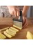 S3 Pembe 10.5x7.5 cm Paslanmaz Çelik Patates Cipsi Dilimleme Hamur Sebze Meyve Buruşuk Dalgalı Mutfak Bıçağı Kesici Kıyıcı Fransız Fry Maker Araçları Gadget (Yurt Dışından) 2