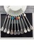 Sarı Pvc Çanta Yıkanabilir Içme Saman Kaşık Çay Filtresi Temizleme Fırçası ile Yerba Mate Çay Pipetleri Bombilla Kabak Yeniden Kullanılabilir Kahve Çay Araçları (Yurt Dışından) 1