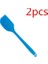 Mavi 2 Adet Mutfak Silikon Krem Tereyağı Kek Spatula Karıştırma Hamur Kazıyıcı Fırça Tereyağı Mikser Kek Fırçaları Pişirme Mutfak Gereçleri (Yurt Dışından) 1