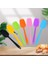 Mor Saplı Isı Buz Spatula Aracı Silikon Kek Kazıyıcı Kaşık Evrensel Gereçler Sıcak Entegre Mutfak Bakeware Krema Dayanıklı 21 cm (Yurt Dışından) 1