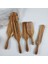 Stil 3 Ahşap Spatula Seti Sofra Pirinç Kaşığı Salata Spatula Pişirme Kazıyıcı Pişirme Pirinç Kürek Karıştırma Küreği Yapışmaz Mutfak Aracı (Yurt Dışından) 2