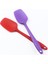 Kırmızı 2 Adet Mutfak Silikon Krem Tereyağı Kek Spatula Karıştırma Meyilli Kazıyıcı Fırça Tereyağı Mikser Kek Fırçaları Pişirme Aracı Mutfak (Yurt Dışından) 3