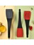 Siyah Kırmızı 3 In 1 Düz Spatula Mutfak Silikon Çeviriciler Araçlar Spatula Ayrılabilir Gözleme Araçları Yapışmaz Anti Haşlanma Pişirme Gereçleri (Yurt Dışından) 2