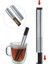 Gümüş Xxl Çay Demlik Süzgeç Örgü Paslanmaz Metal Gevşek Borular Ince Çubuk Yaprak Yapımcıları Cupsteeper Seyahat Çelik Filtre Tüpleri Difüzör Seti (Yurt Dışından) 3