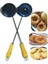 2 Adet Set Dayanıklı Taşınabilir El Yapımı Demir Yapışmaz Turner Pota Gıda Wok Spatula Kaşık Mutfak Gereçleri Pişirme Gereç Tencere Eşyaları (Yurt Dışından) 4