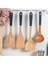 B Masif Ahşap Saplı Yapışmaz Tencere Seti Çorba Kaşığı Pirinç Kepçe Spatula Mutfak Tencere Eşyaları Seti Ev Gadget Alet Setleri (Yurt Dışından) 2
