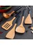 B Masif Ahşap Saplı Yapışmaz Tencere Seti Çorba Kaşığı Pirinç Kepçe Spatula Mutfak Tencere Eşyaları Seti Ev Gadget Alet Setleri (Yurt Dışından) 3