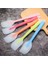 Kırmızı 28 cm Büyük Silikon Spatula Saydam Yapışmaz Kek Krem Tereyağı Spatula Çikolata Serpme Isıya Dayanıklı Pasta Pişirme Aracı (Yurt Dışından) 3