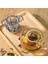 Çaydanlık Gümüş Set Çift Katmanlı Dantel Çay Süzgeç Seti Tepsi ile Paslanmaz Çelik Filtre Örgü Elek Çay Drenaj Faydalı Demlikler Mutfak Aletleri Teaware (Yurt Dışından) 4