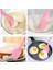 Pembe 21 cm Sıcak Evrensel Isıya Dayanıklı Entegre Kolu Silikon Kaşık Kazıyıcı Spatula Dondurma Kek Mutfak Aracı Gereçler (Yurt Dışından) 4